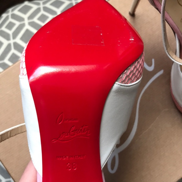 CHRISTIAN LOUBOUTIN SIZE 8 - NEVER WORN - Picture 7 of 8